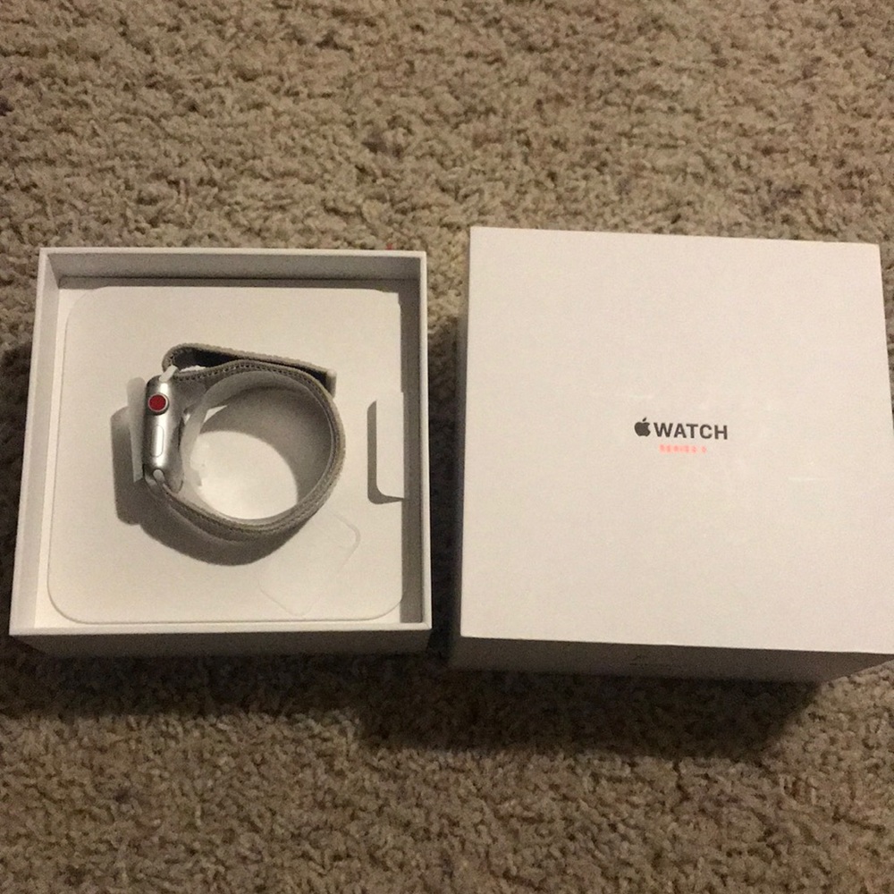 Apple Watch series 3 cellular 38mm silver